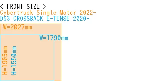 #Cybertruck Single Motor 2022- + DS3 CROSSBACK E-TENSE 2020-